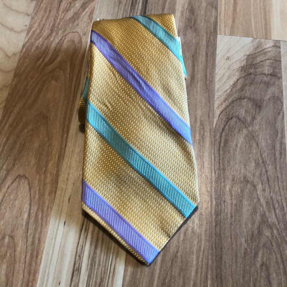 Thatcher Spring Diagonal Silk Woven Tie